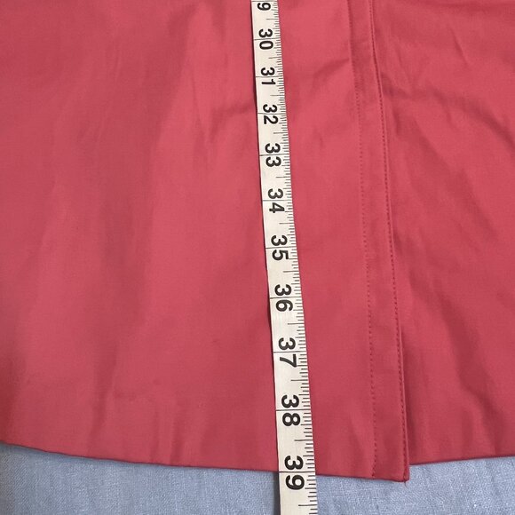 NWOT Talbots Women's Trench Coat Button Dark Pink Belted Size 10 - Picture 11 of 15